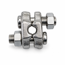 Marine Boat T316 Stainless Steel Fist Clip Wire Rope Clip, Drop Forged Cable Clamp for Rigging, Railing, Dock - PACK 4