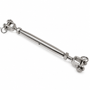 T316 Stainless Steel Closed Body Jaw Jaw Turnbuckle, Marine Grade Rigging Tensioner for Cable, Chain, Rope, and Boat Hardware - PACK 5