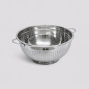 13" Stainless Steel Colander with Handle, Food Strainer Basket & Colander Bowl for Pasta, Vegetables