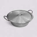 21'' Cazo Stainless Steel With Lid Pot Pan Wok Gas Stove Burner Cook