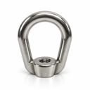 UNC Tap Thread Eye Nut, 316 Stainless Steel Marine Grade Boat Rigging Nut for Lifting, Chain, Cable, and Rope - PACK 2