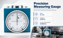 Magnetic Z Axis Dial Setter .0004" Accuracy Gage Offset Pre Tool CNC with Storage Case