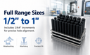 33 PC Transfer Punch Set 1/2" to 1" by 64th