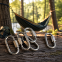50 Pcs Marine T316 Stainless Steel 5/32" Quick Link Shackle 250 Lbs WLL
