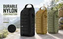 BLACK Tactical Laser Cut MOLLE Modular Utility Tool Padded Field Pouch