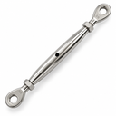 Marine Grade T316 Stainless Steel Eye-to-Eye Closed Body Turnbuckle for Boat Rigging, Cable Railing, Wire Rope Tensioning - PACK 5