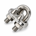 Marine Industrial Heavy Duty Wire Rope Clip Clamp, Stainless Steel Cable Clamp for Rigging, Cable, Rope, and Outdoor Use