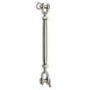 T316 Stainless Steel Closed Body Jaw Jaw Turnbuckle, Marine Grade Rigging Tensioner for Cable, Chain, Rope, and Boat Hardware - PACK 5