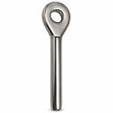 T316 Stainless Steel Swage Eye Terminal Ends, Cable Wire Rope Fittings for Marine, Railing, and Rigging Use - PACK 5