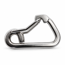 T316 Stainless Steel Harness Clip Spring Gate Snap Hook, Carabiner Hook for Marine, Boat, Rope, Chain - PACK 4