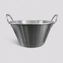 25" Wide x 13" Deep Cazo Grande para Carnitas Stainless Steel Caso Carnitas Comal for Mexican Cooking & Outdoor Gas Stove