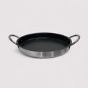 23-1/2" Heavy Duty Nonstick Stainless Steel Comal Griddle Pan, 2" Deep Flat Grill Pan with Handles for Tortillas, Grilling & Everyday Cooking