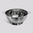 15" Stainless Steel Colander with Handle, Food Strainer Basket & Colander Bowl for Pasta, Vegetables