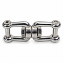 T316 Stainless Steel Jaw Jaw Swivel Anchor Connector with Flush Pin, Marine Boat Anchor Chain Connector - PACK 4