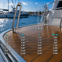 Marine Grade Stainless Steel T316 Turnbuckle Body, Rigging Tensioner Body for Cable, Wire Rope, Chain, Dock, Deck, and Outdoor Use