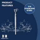 Marine Cable Jaw And Swage Stud Thread Turnbuckle Stainless Steel T316