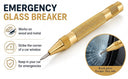 5” Automatic Center Punch Tool, Brass Body Metal Marking Punch for Jewelry Making, Leather Hole Punching & Woodworking