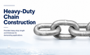 Hot Dip Galvanized Steel 5/8" x 25 Ft Grade 30 Proof Coil Chain 6,900 Lbs WLL