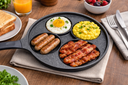 Banh Xeo Maker Pan 4 Mold Nonstick Skillet, Vietnamese Mini Pancake Pan for Crispy Banh Xeo, Crepes, Egg Dishes, Breakfast and Snack Cooking