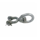 Marine Hot Dipped Galvanized Steel 3/8" Jaw & Eye Swivel Mooring Connector 2,250 lbs WLL