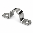 Marine Grade T316 Stainless Steel 2 Hole Eye Strap, Boat Rigging Hardware for Rope, Cable, Tie Down, - PACK 4