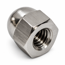 10 PC 1/4" Stainless Steel 316 Cap Acorn Nut Hex, Right Hand and Left Hand UNC Marine Rigging Hardware - PACK 10