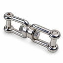 T316 Stainless Steel Jaw Jaw Swivel Anchor Connector with Flush Pin, Marine Boat Anchor Chain Connector - PACK 4