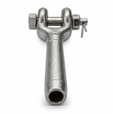 Drop Forged T316 Stainless Steel Open Swage Socket, Marine Grade Wire Rope Cable Socket for Rigging, Lifting - PACK 4