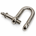 T316 Stainless Steel D Chain Shackle with Screw Pin - PACK 5