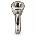 Boat Marine 316 Stainless Steel Lifting Eye Nut, UNC Tap Thread Rigging Hardware for Chain, Cable, Rope, and Dock Use - PACK 5