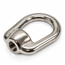 UNC Tap Thread Eye Nut, 316 Stainless Steel Marine Grade Boat Rigging Nut for Lifting, Chain, Cable, and Rope - PACK 2