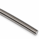 Stainless Steel Fully Threaded Rod 6 Ft Long, Silver Bar Stud Screw for Fastening, Mounting, Construction, and Hardware Use
