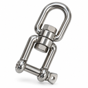 T316 Stainless Steel Eye Jaw Swivel for Marine Boat Mooring, Heavy Duty Anchor Swivel Connector for Chain, Rope, Dock, and Rigging Use