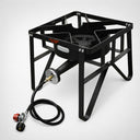 33,000 BTU High Pressure Single Burner Outdoor Stove, 16.5" x 16.5" Cooking Surface Propane Gas Cooker for Camping, Boiling & Outdoor Cooking