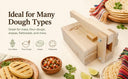 10" Wooden Tortilla Press, Square Dough Press for Tortillas, Empanadas, Tacos & Arepas & Roti