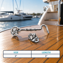 Boat Deck Cabin Hook Latch Stainless Steel Hardware, Door Window Hook Lock for Marine Boat, Yacht - PACK 4