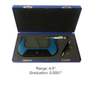 Outside Micrometer Ratchet Stop Thimble Precision Tool for Metalworking, Machinist, Workshop Measurement