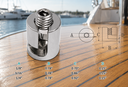 Adjustable T316 Stainless Steel Cross Cable Clip Clamp, Railing Wire Cable Rope Clamp for Deck, Marine, and Outdoor Use