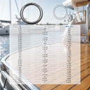 Marine Stainless Steel Round Ring Link Connector, Boat Yacht Rigging Ring for Rope, Chain, Cable, and Deck Hardware