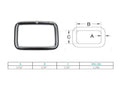 Marine Boat Stainless Steel Rectangle Ring for Yacht Sailing