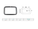 Marine Boat Stainless Steel Rectangle Ring for Yacht Sailing