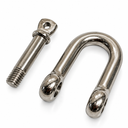 T316 Stainless Steel D Chain Shackle with Screw Pin - PACK 5