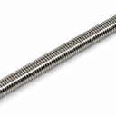 Stainless Steel Fully Threaded Rod 6 Ft Long, Silver Bar Stud Screw for Fastening, Mounting, Construction, and Hardware Use