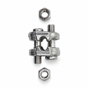 Marine Boat T316 Stainless Steel Fist Clip Wire Rope Clip, Drop Forged Cable Clamp for Rigging, Railing, Dock - PACK 4