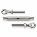 Marine Grade T316 Stainless Steel Eye-to-Eye Closed Body Turnbuckle for Boat Rigging, Cable Railing, Wire Rope Tensioning - PACK 5