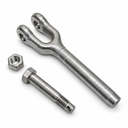 Drop Forged T316 Stainless Steel Open Swage Socket, Marine Grade Wire Rope Cable Socket for Rigging, Lifting - PACK 4