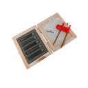 5 PC 1/4" Indexable Carbide Insert Turning Tool Bit Lathe Set