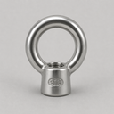 1" T316 Stainless Steel Eye Nut – Lifting Eye Nut UNC Thread 7,500 lb WLL for Marine, Rigging & Hoisting