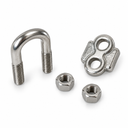 Marine Industrial Heavy Duty Wire Rope Clip Clamp, Stainless Steel Cable Clamp for Rigging, Cable, Rope, and Outdoor Use