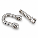 Mil Spec T316 Stainless Steel Forged Load Rated Screw Pin Anchor Shackle, Marine Grade Rigging Shackle for Chain and Cable